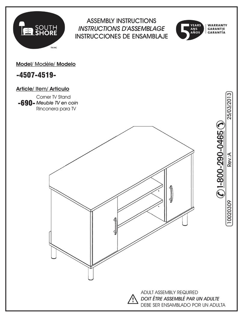 SouthShore 4507 Assembly instructions SouthShore 4507 Assembly instructions
