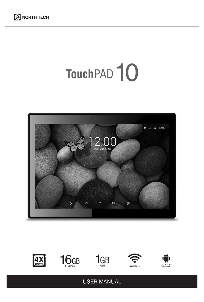 NORTH TECH TOUCHPAD 10 user manual