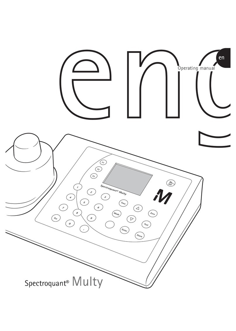 Millipore Spectroquant Multy operating manual Millipore Spectroquant Multy operating manual