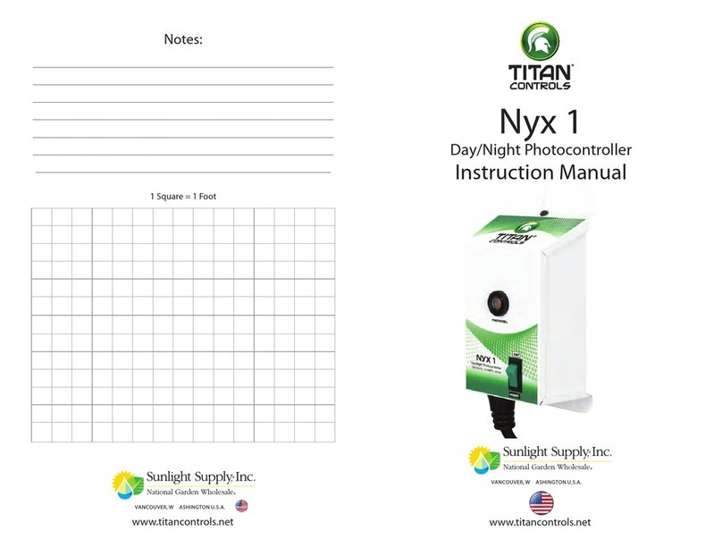 Titan Controls Nyx 1 instruction manual