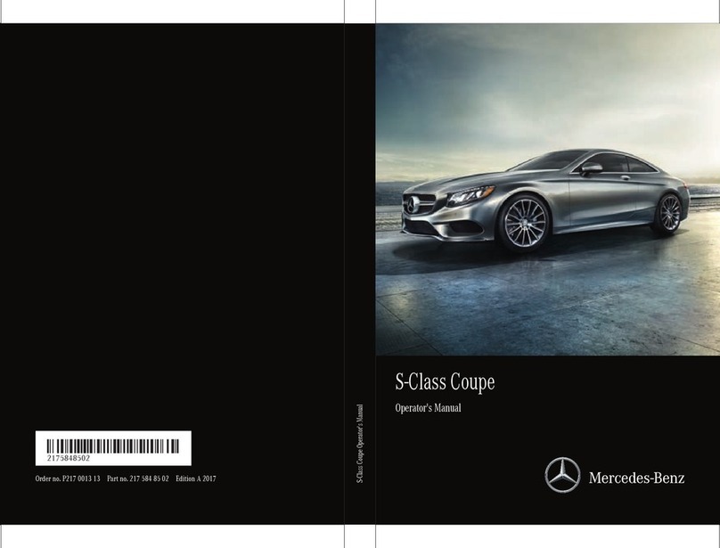 Mercedes-Benz S-Class Coupe Operator's manual