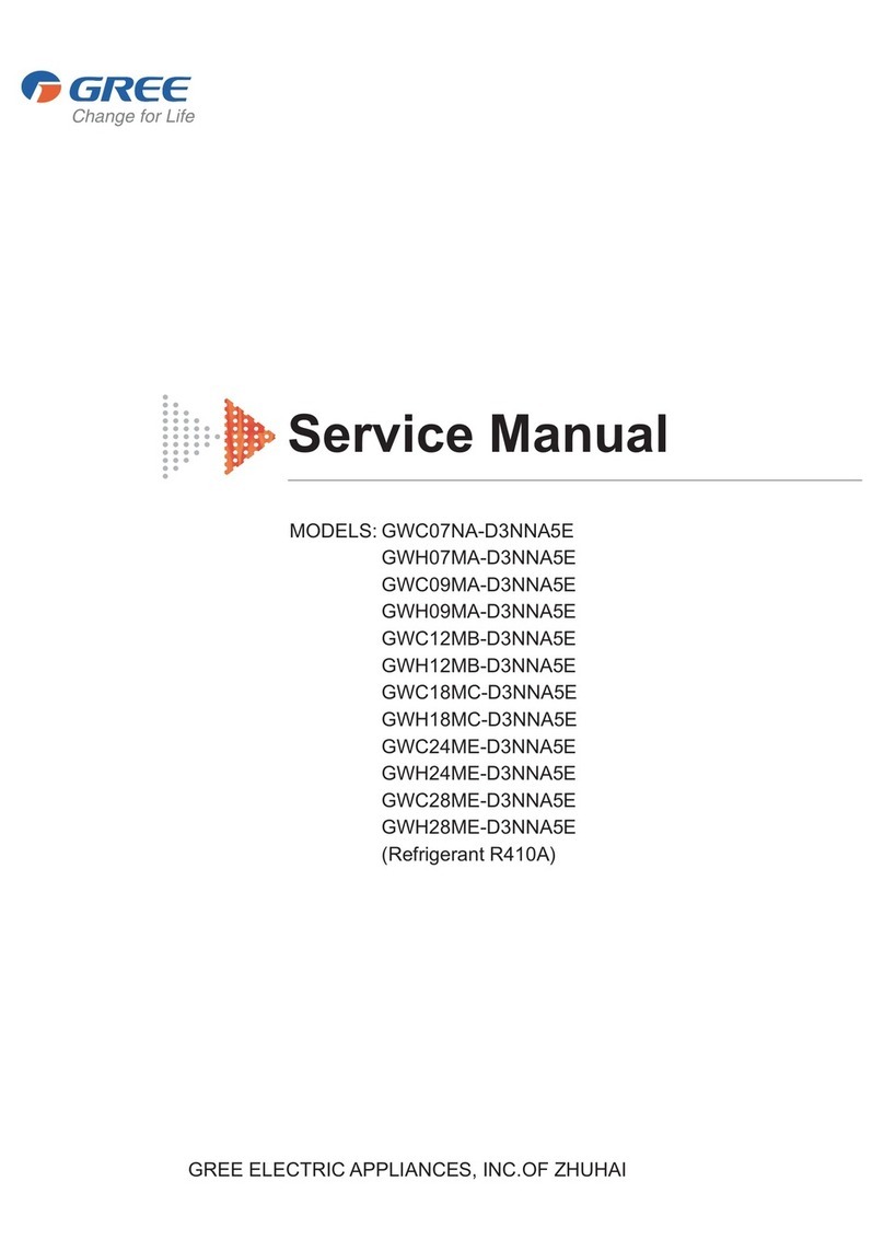 Gree GWC07NA-D3NNA5E Service manual