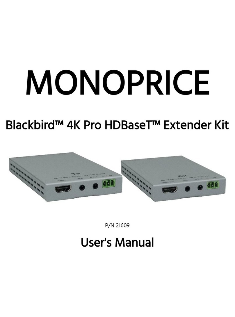 Monoprice Blackbird User manual Monoprice Blackbird User manual