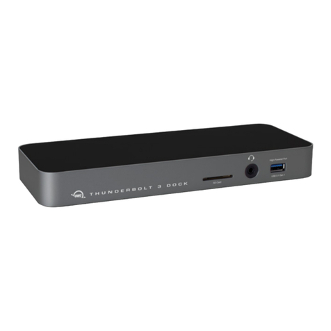 OWC Thunderbolt 3 dock user guide