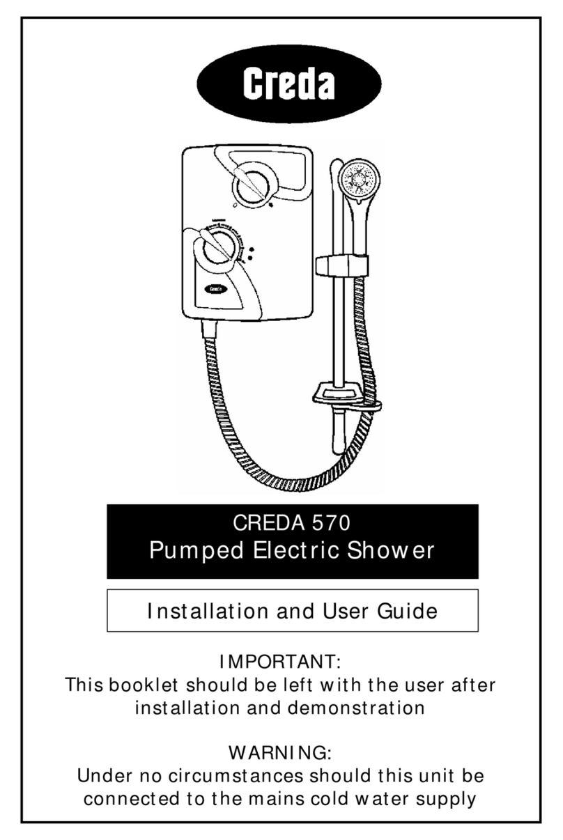 Creda 570 Installation and user guide