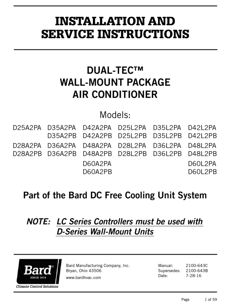 Bard D25A2PA Quick guide