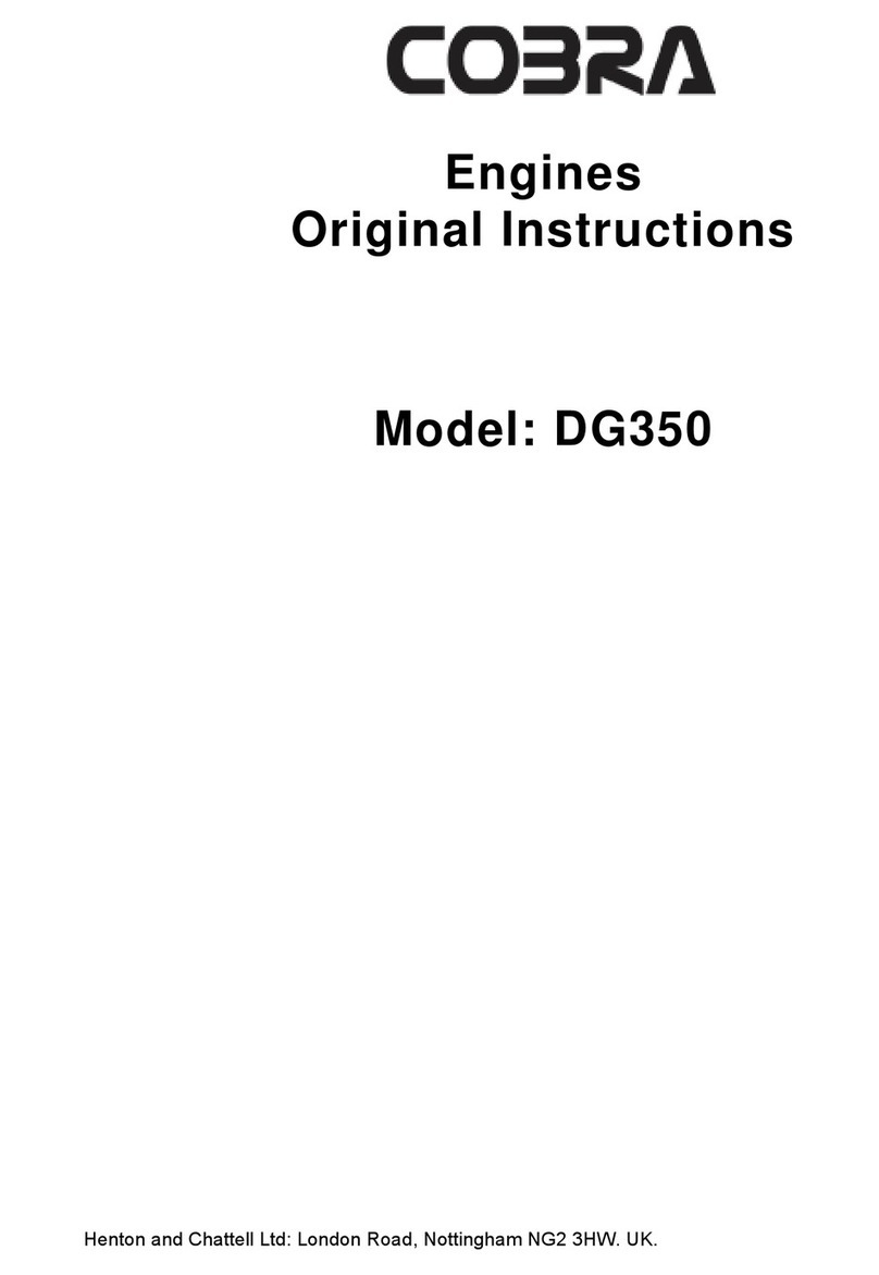 Cobra DG350 User manual