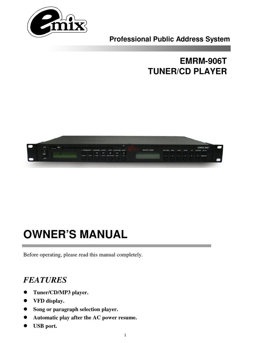 EMIX EMRM-906T owner's manual