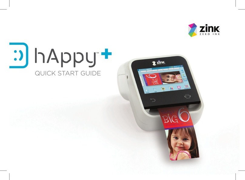 ZINK HAPPY+ quick start guide