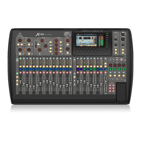 Behringer X32 DIGITAL MIXER Service manual