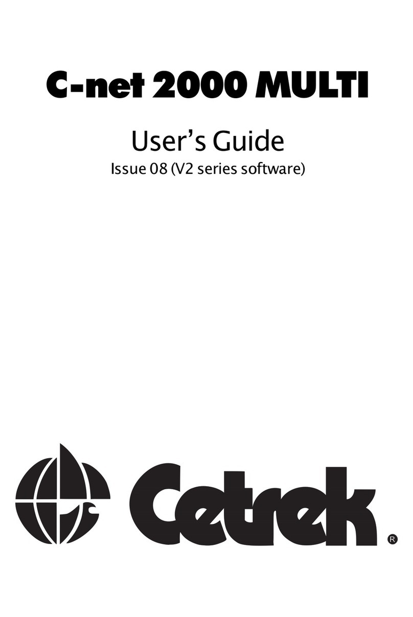 Cetrek C-net 2000 MULTI user guide