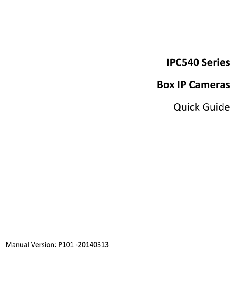 Zhejiang Uniview Technologies IPC540 Series quick guide