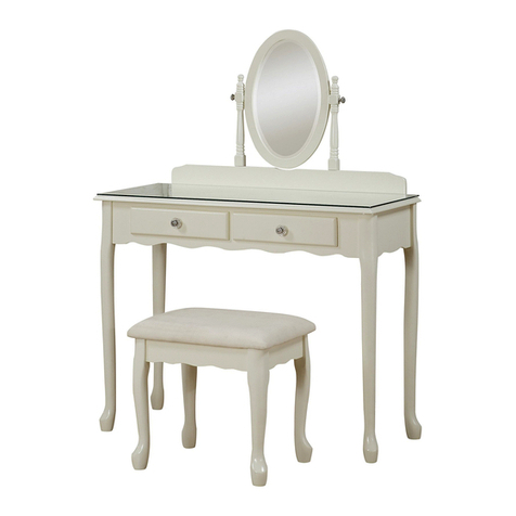 GFW LOIRE DRESSING TABLE SET User manual GFW LOIRE DRESSING TABLE SET User manual