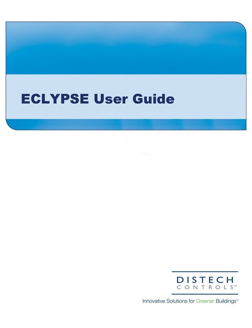 Distech ECYPSE User manual