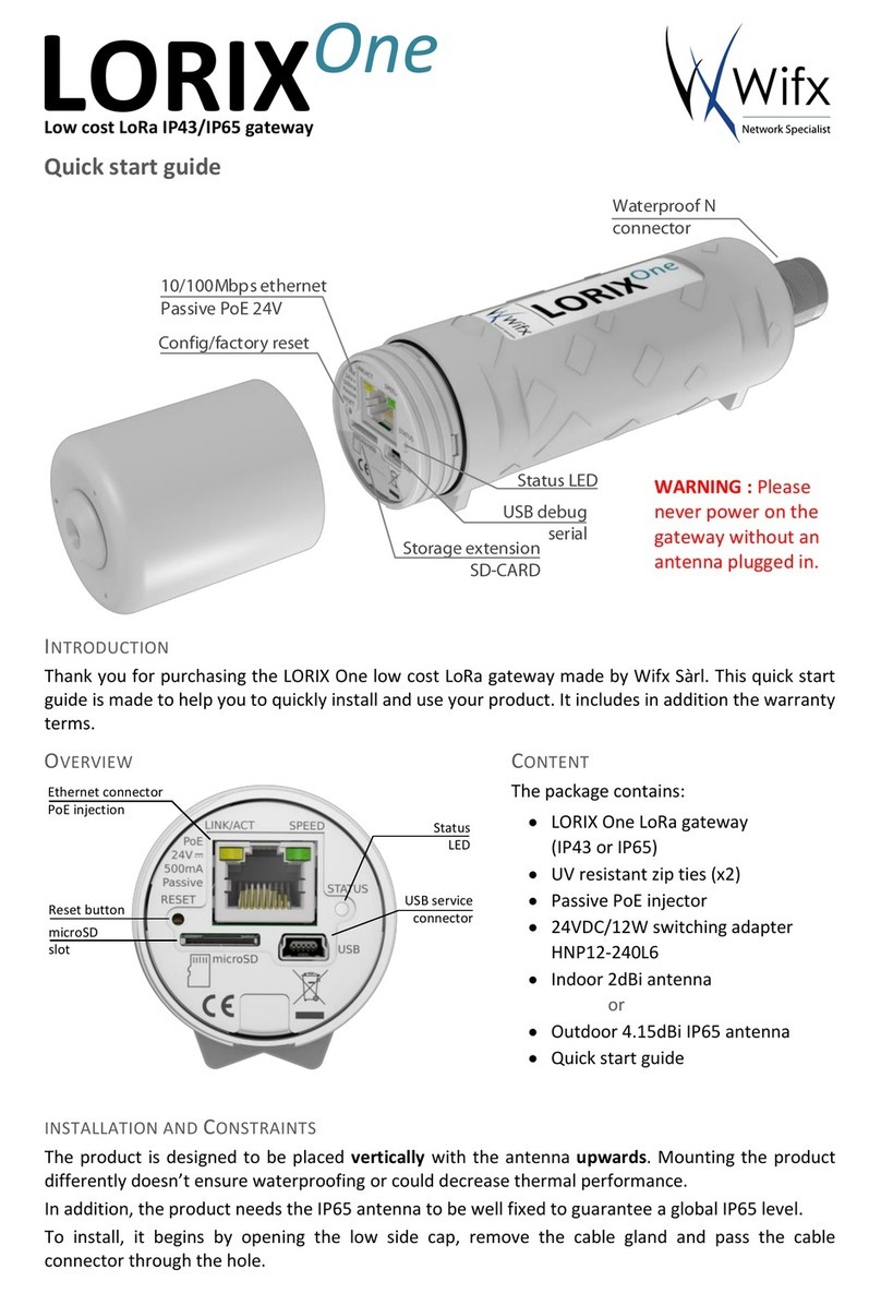 Wifx Lorix One User manual