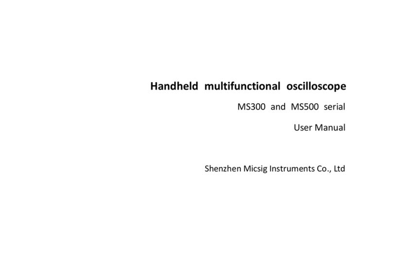 Shenzhen Micsig Instruments MS300 series user manual