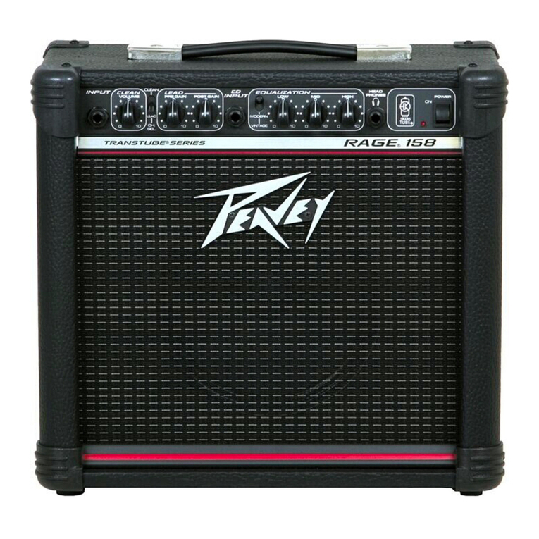 Peavey Blazer 158 User manual