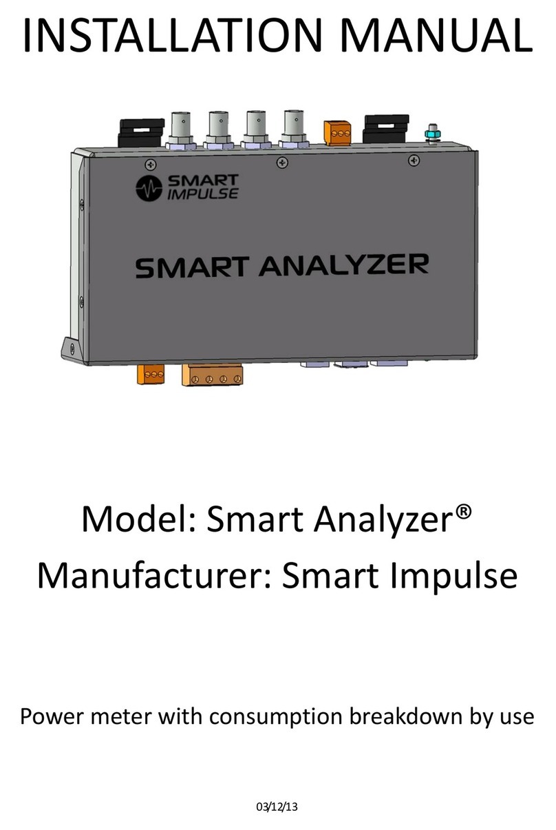 Smart Impulse Smart Analyzer installation manual