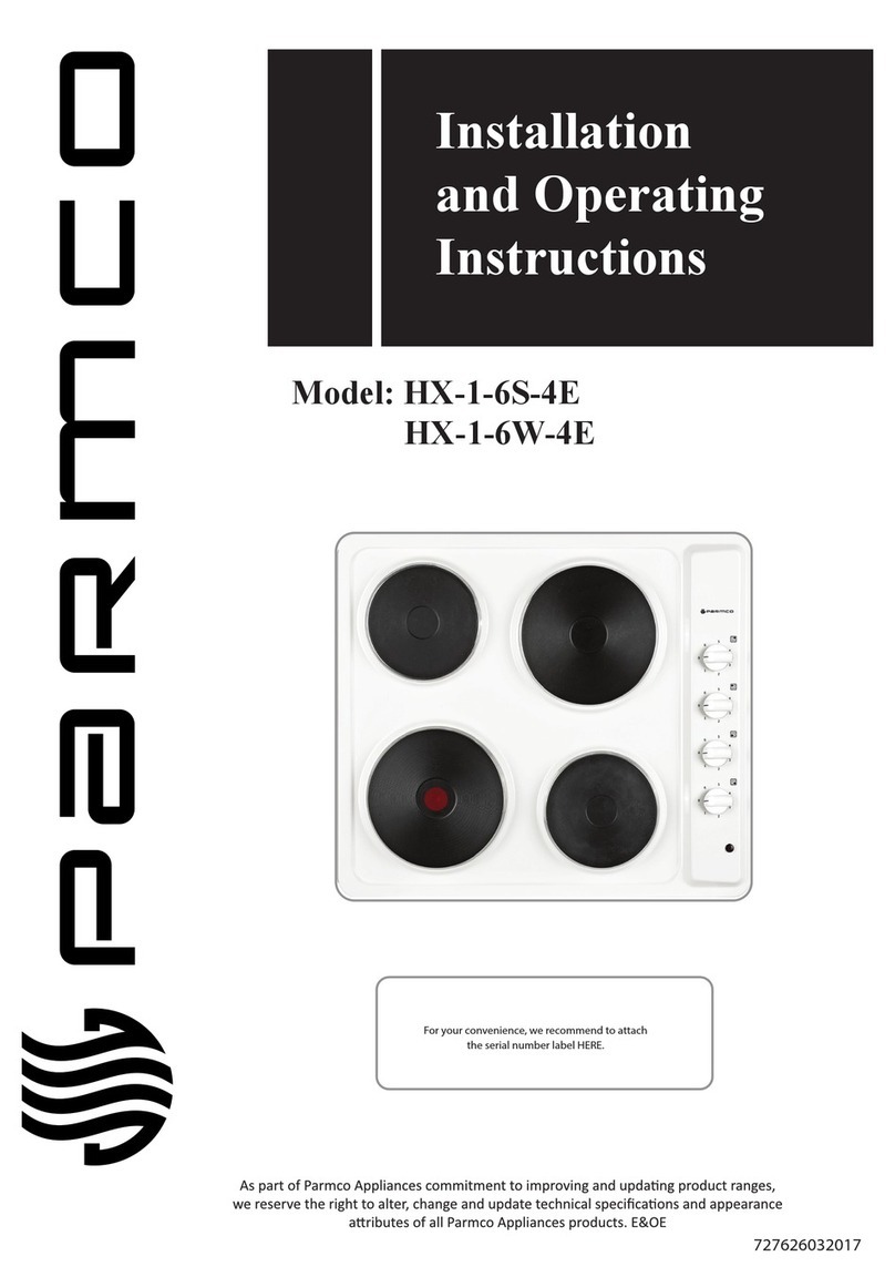 Parmco HX-1-6S-4E User manual