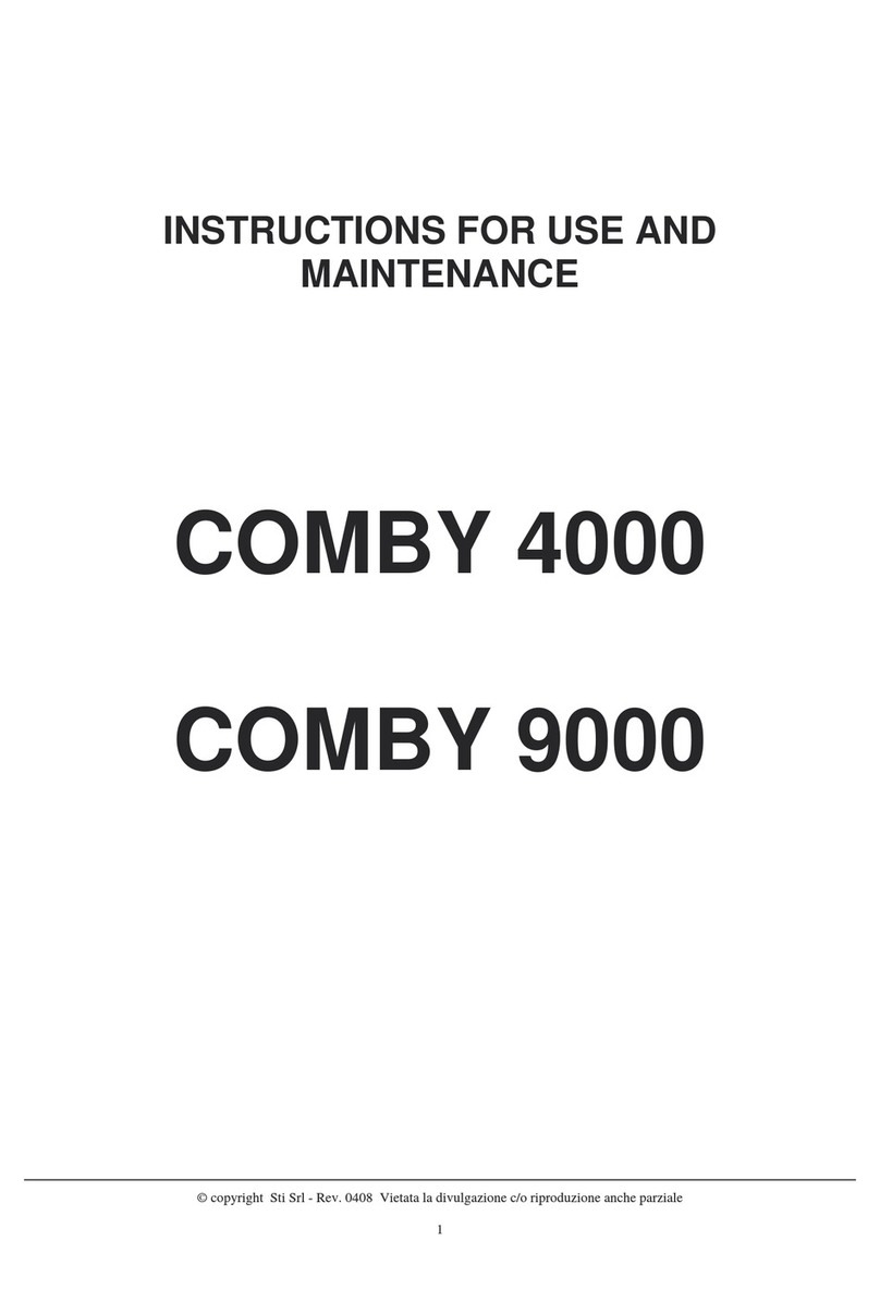 STI COMBY 4000 Instructions for use and maintenance