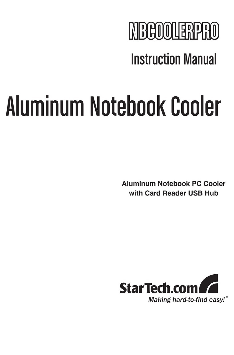 StarTech.com NBCOOLERPRO instruction manual