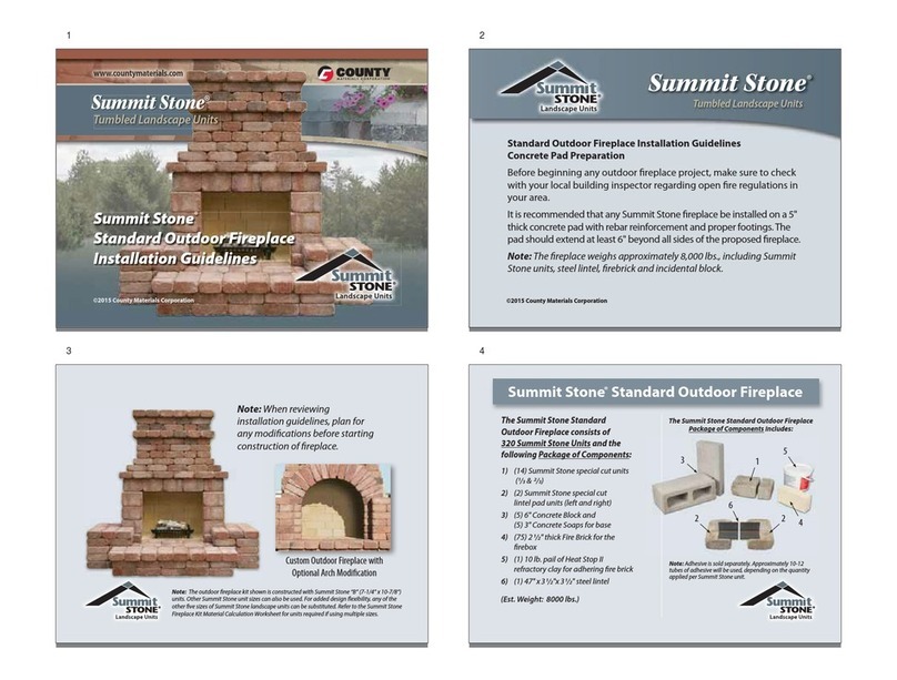 County Materials Corporation Summit Stone Installation guidelines County Materials Corporation Summit Stone Installation guidelines