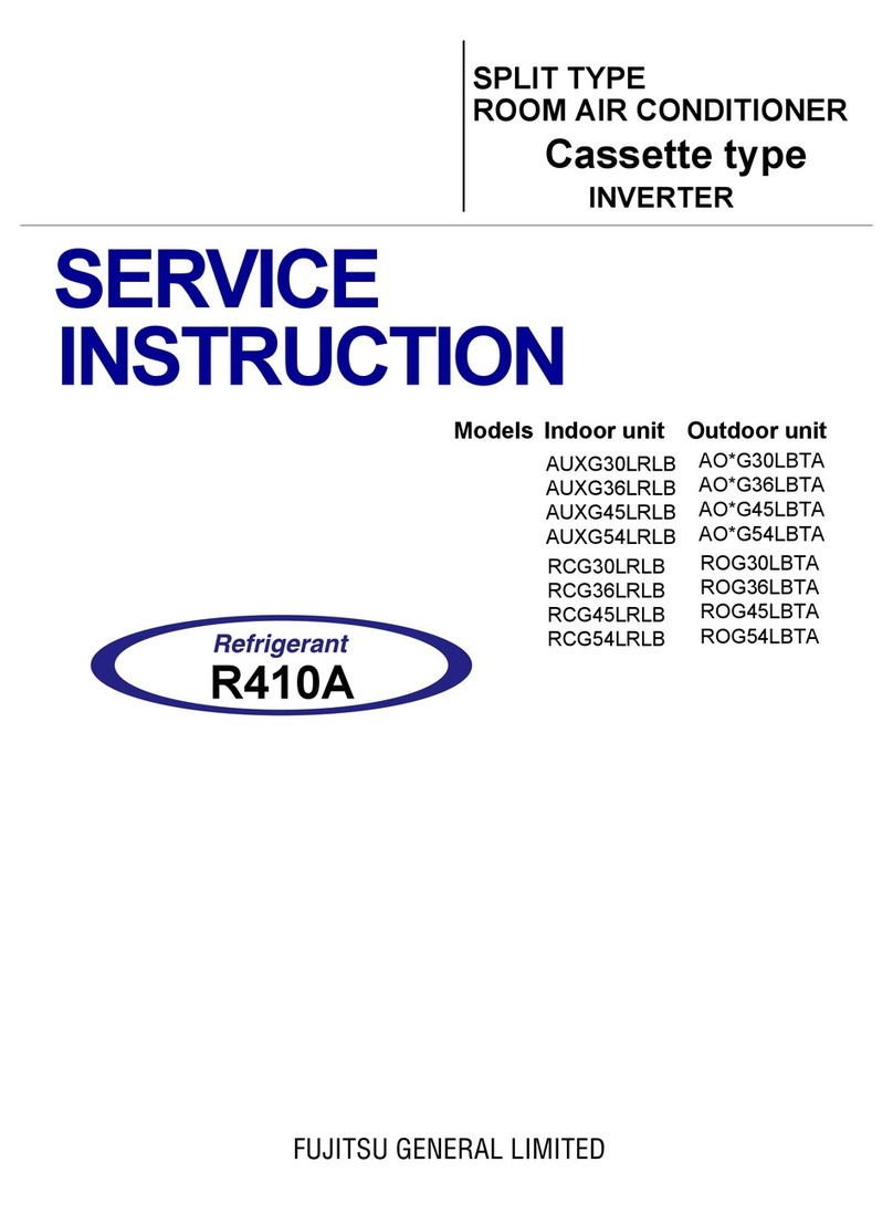 Fujitsu AUXG45LRLB Original operating manual Fujitsu AUXG45LRLB Original operating manual
