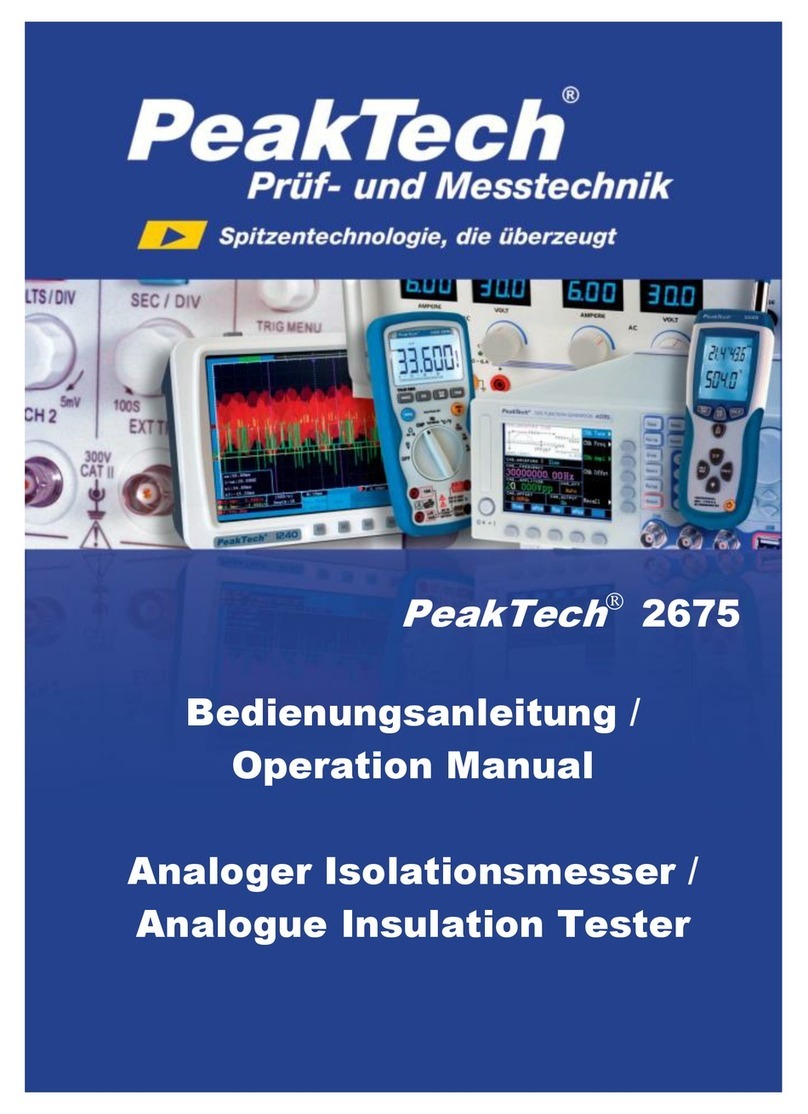 PeakTech 2675 User manual PeakTech 2675 User manual