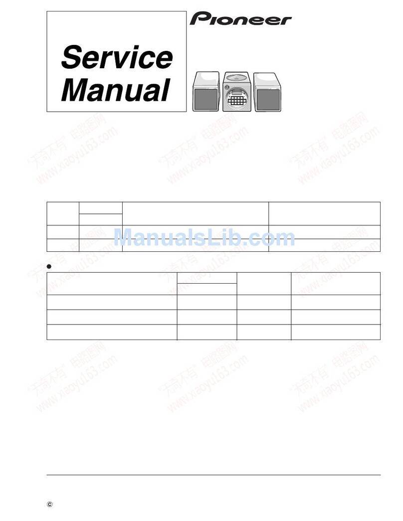 Pioneer X-HX700 User manual