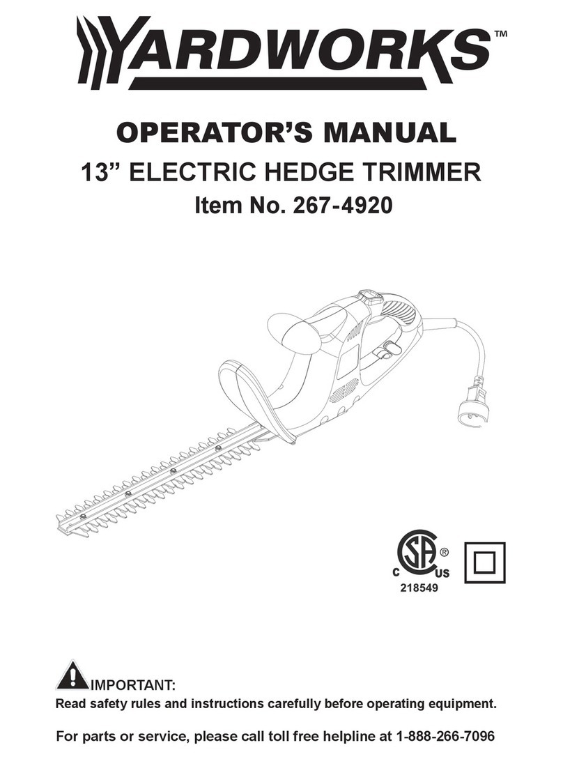 Yard Works 267-4920 Operator's manual
