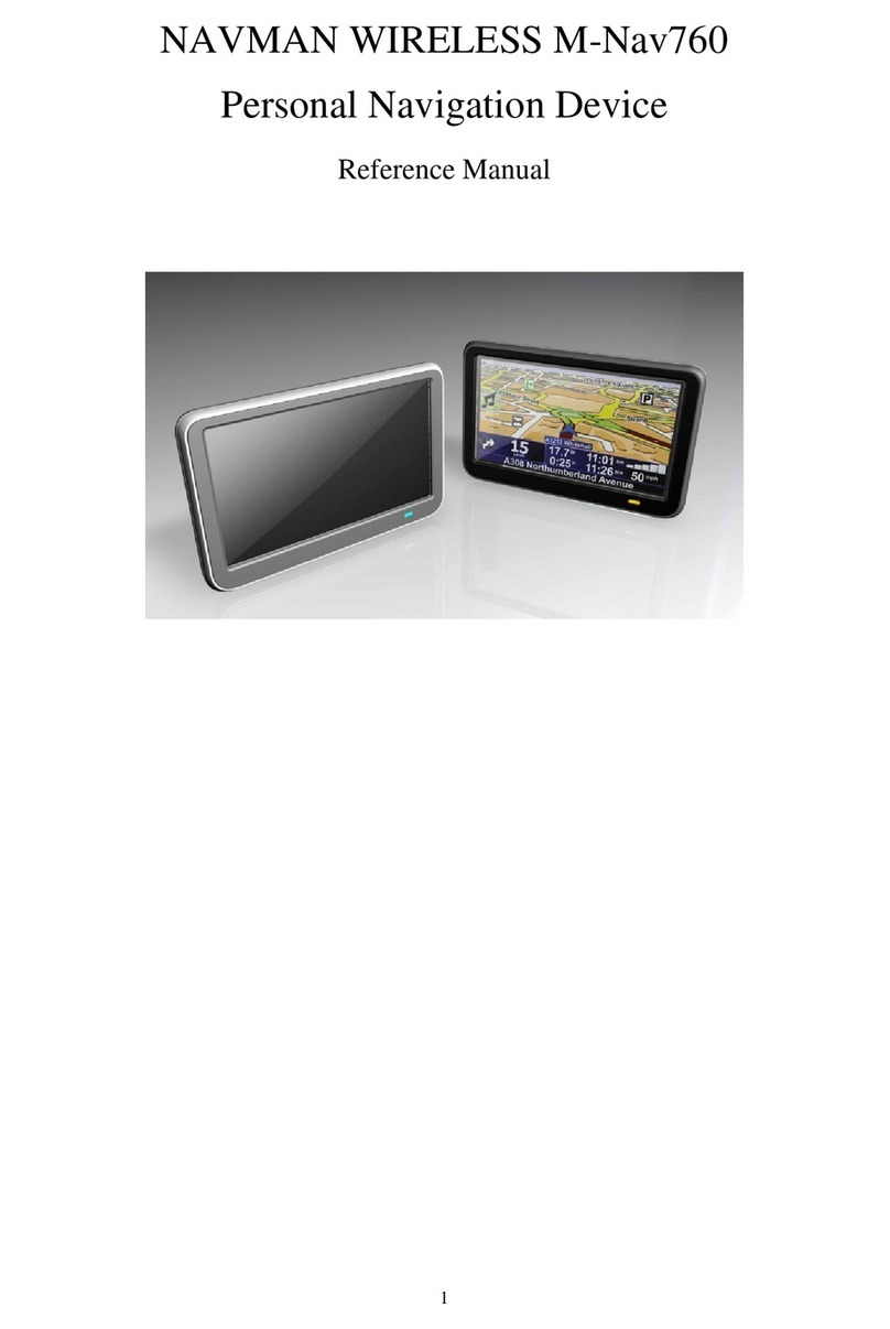 Navman M-Nav 760 Reference manual