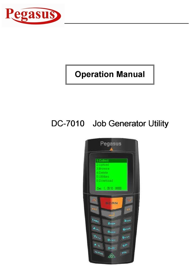 Pegasus DC-7010 User manual