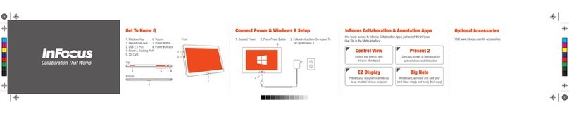 InFocus Q Specification sheet