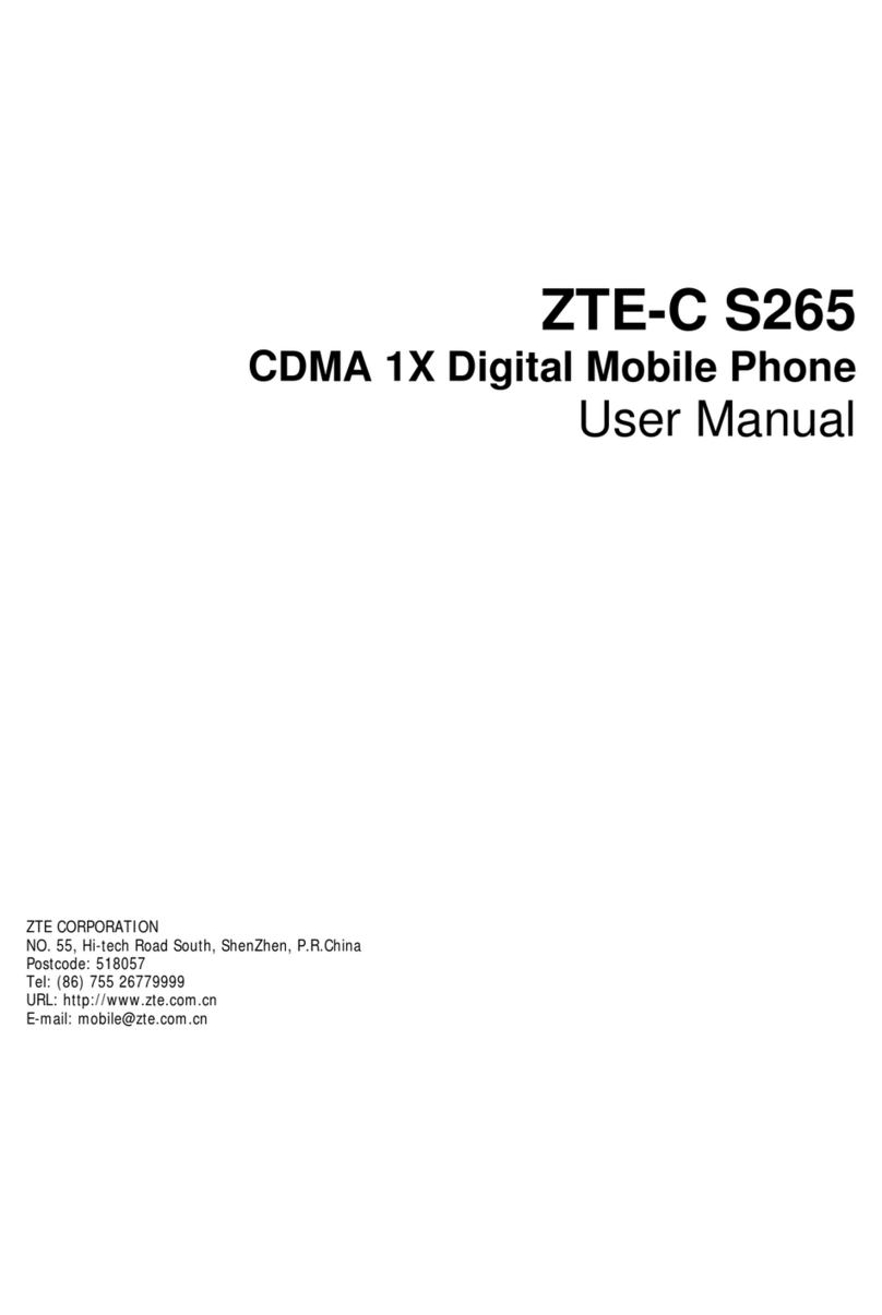 Zte C S265 User manual