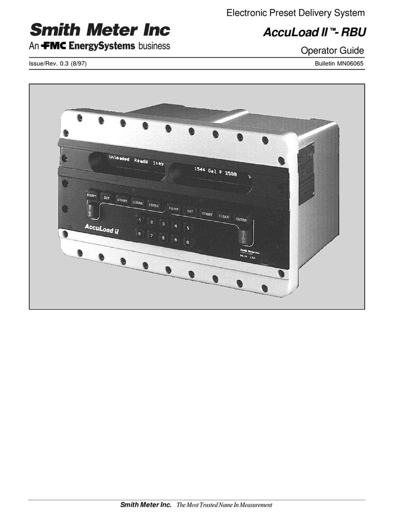 FMC Technologies Smith Meter AccuLoad II Operator's guide