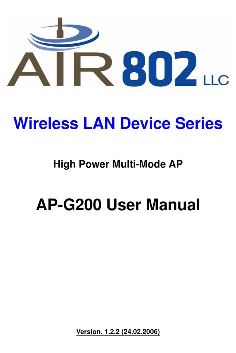 Air 802 AP-G200 user manual