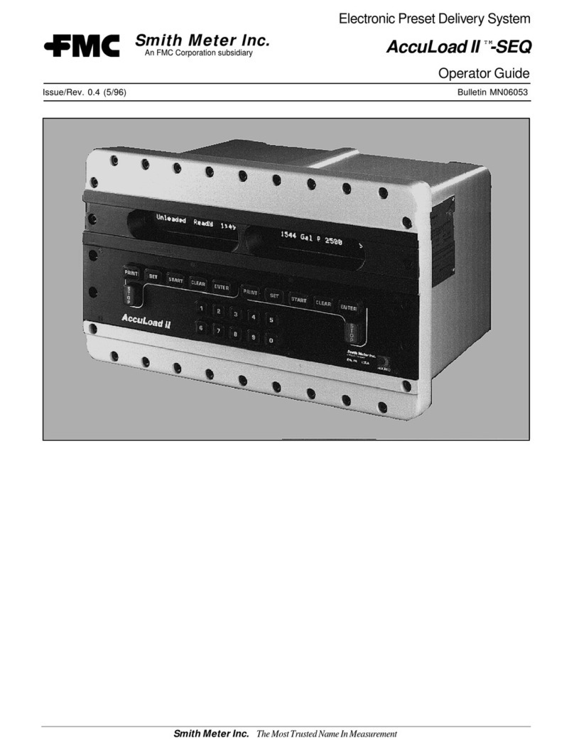 FMC Technologies Smith Meter AccuLoad II Operator's guide
