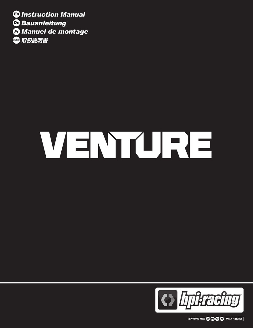 HPI Racing VENTURE User manual HPI Racing VENTURE User manual