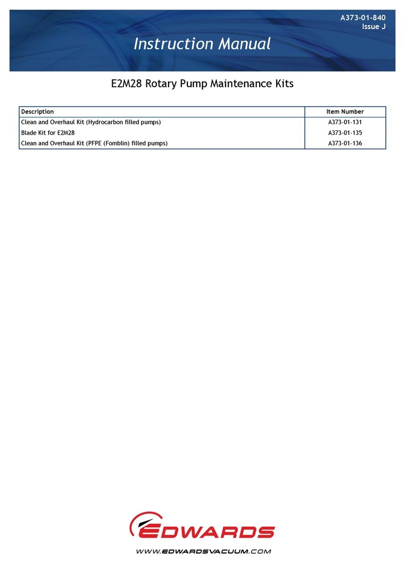 Edwards E2M28 User manual