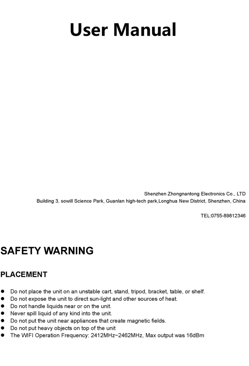 Zhongnantong Electronics MK809IV user manual