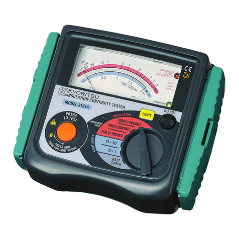 KYORITSU 3131A User manual KYORITSU 3131A User manual