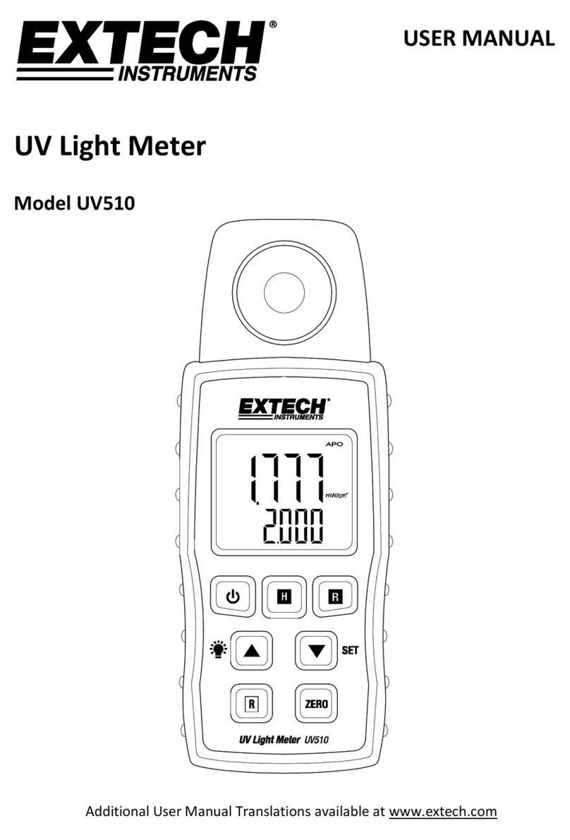 Extech Instruments UV510 User manual