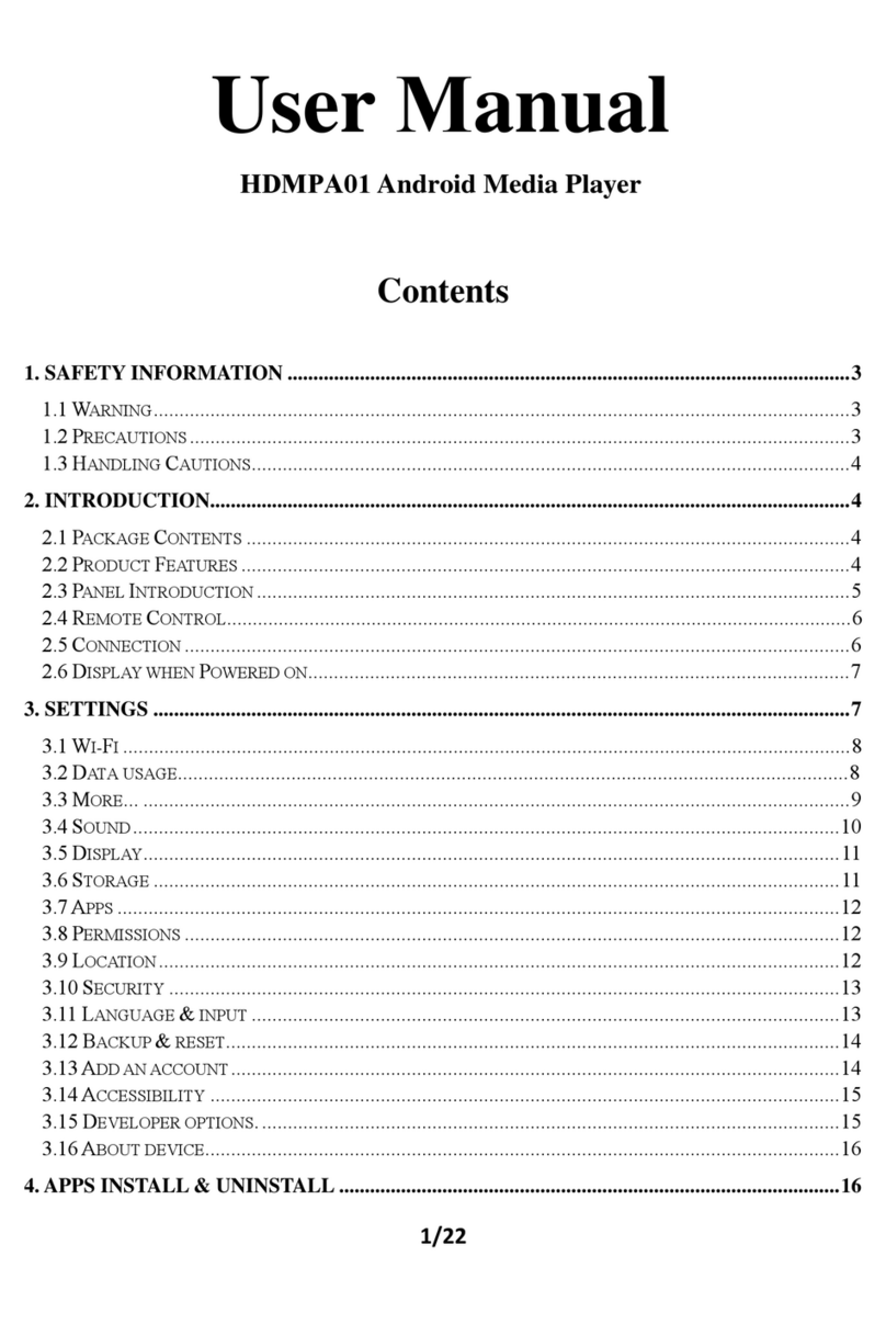 Displays2go HDMPABLK01 user manual