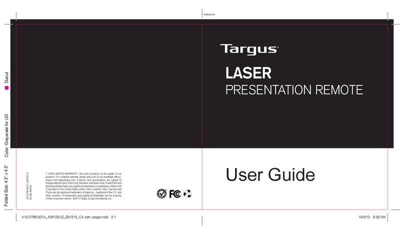 Targus LASER User manual