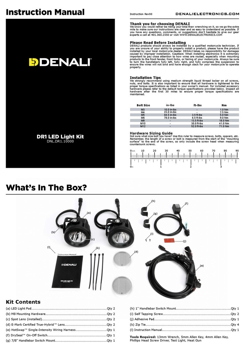 Denali DR1 User manual