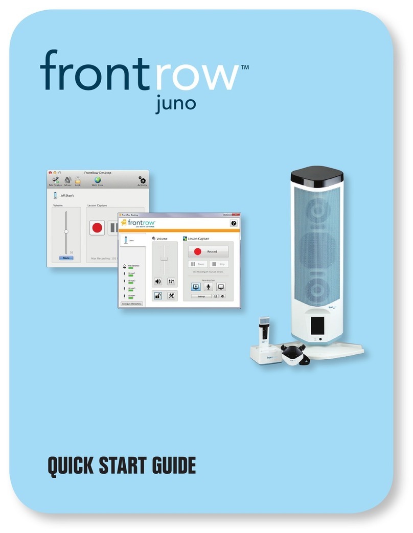 FrontRow JUNO User manual