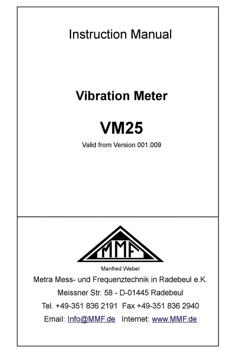 MMF VM25 User manual