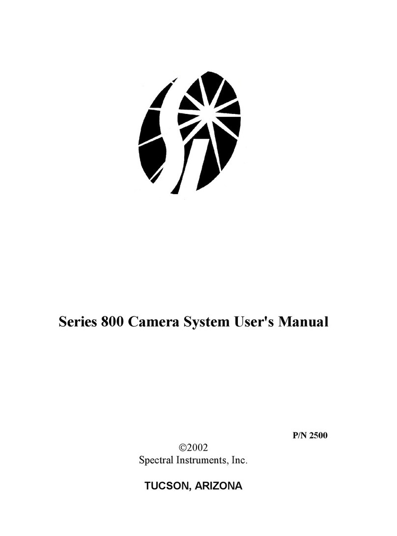 Spectral Instruments Series 800 user manual