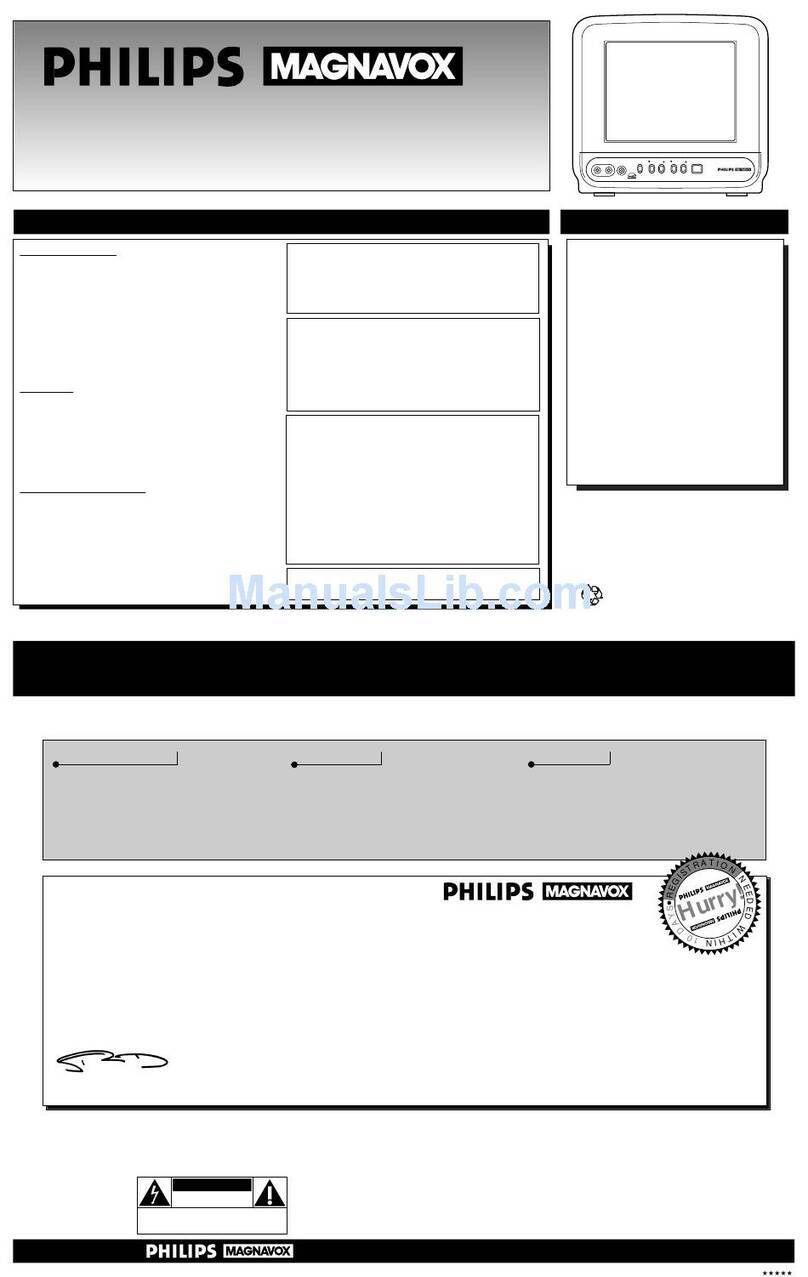 Philips Magnavox PR0935B1 owner's manual