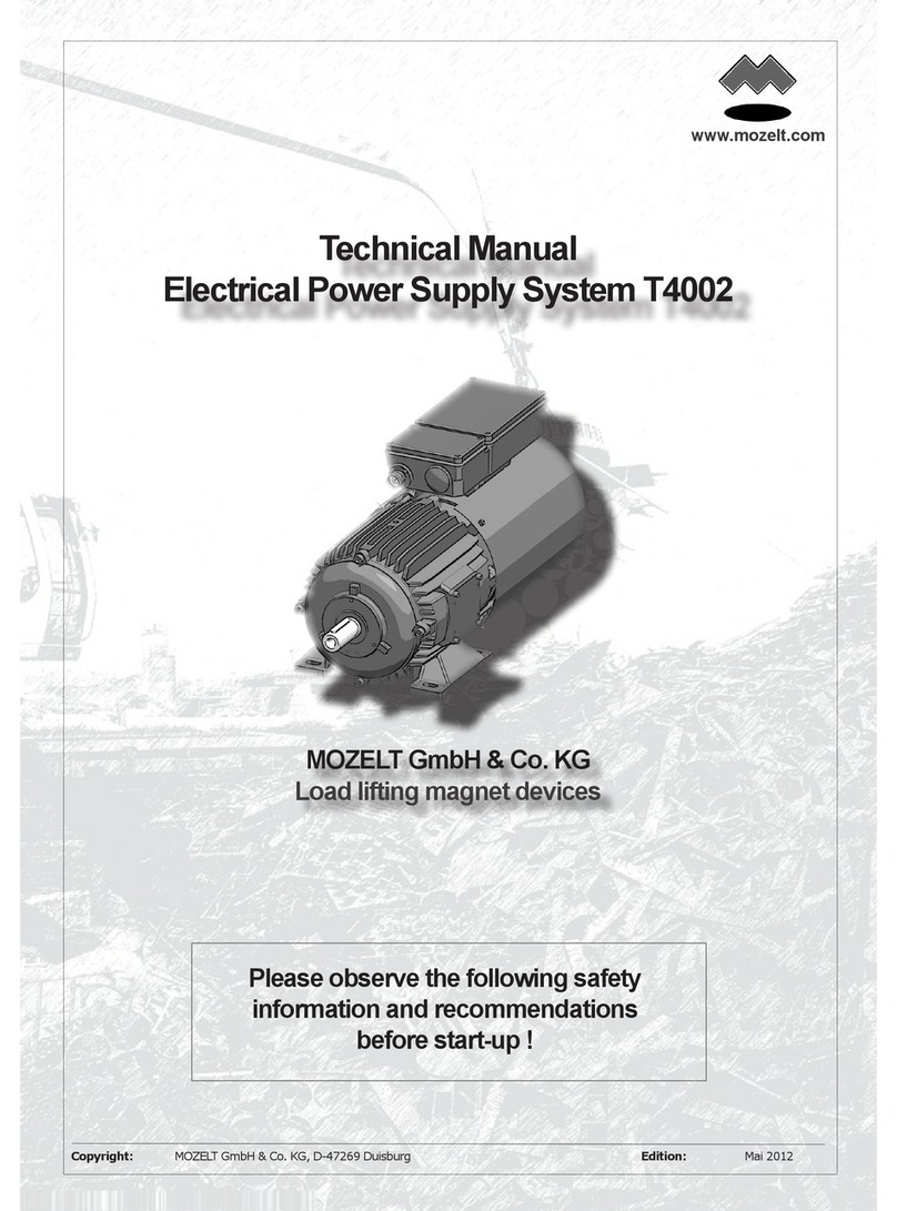 MOZELT T4002 Technical manual
